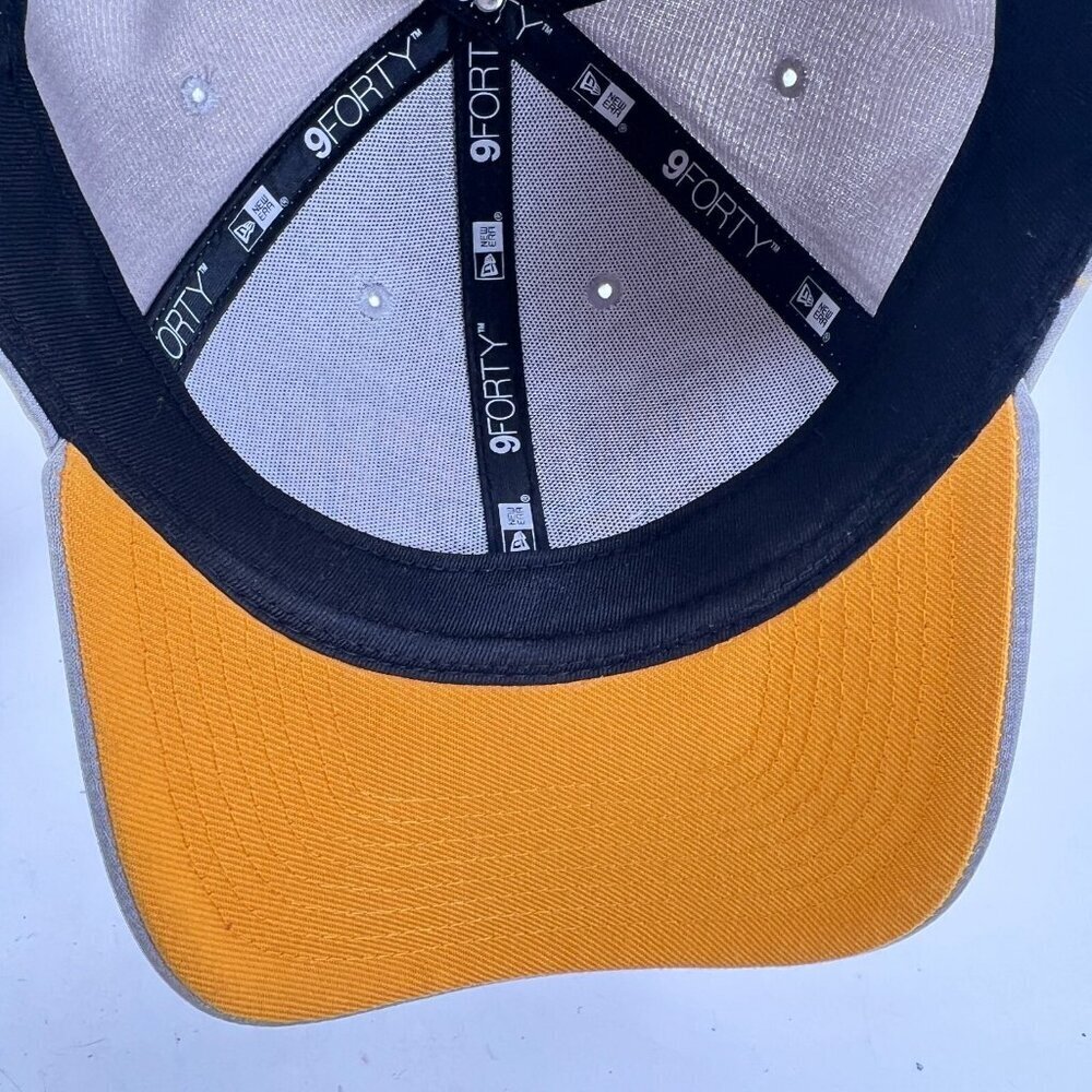 Kyle Busch 18 New Era 9FORTY Joe Gibbs Racing Grey One Size Snapback Hat - Picture 6 of 8